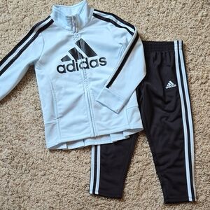 Adidas Black and White Athletic Set